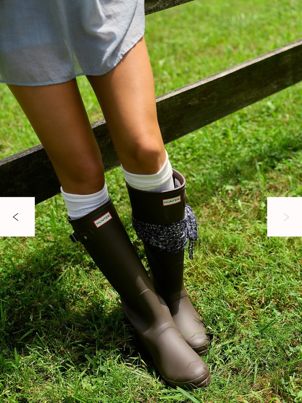 Hunter Women’s Tall Rain Boots in Brown